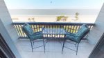 Private balcony overlooking the beautiful and typically quieter side of the beach on the North shore.
